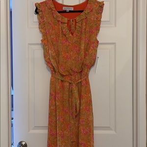 Emma & Michele Orange midi/long dress